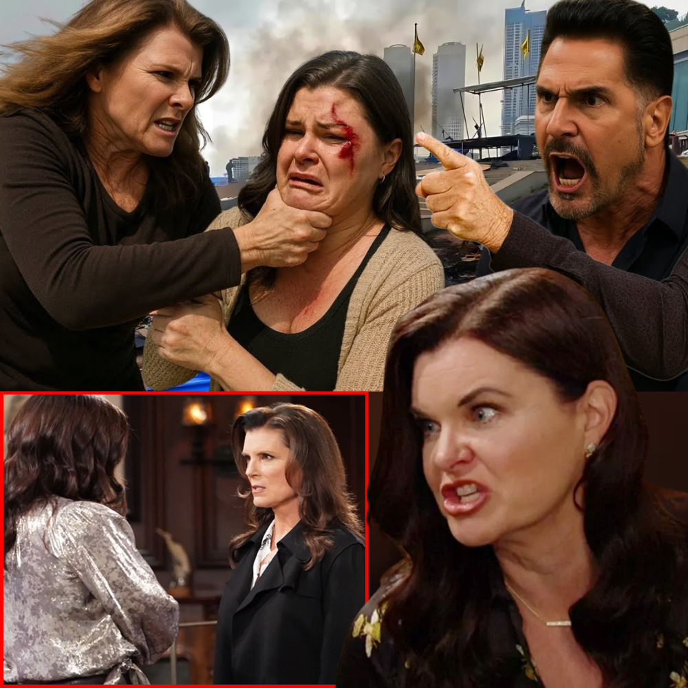 DEVASTATING MAYHEM UNLEASHED! Sheila Carter’s BRUTAL assault on Katie Logan leaves her CRUMBLING in a Los Angeles café, while Bill Spencer’s CHILLING warning—“SHEILA’S COMING FOR US ALL!”—sets L.A. ABLAZE on The Bold and the Beautiful!  In a HEART-STOPPING flash, Sheila’s VICIOUS ambush—fueled by her TWISTED loyalty to Luna—turns a sleepy afternoon into a SCREAMING NIGHTMARE, with her venomous words, “This is for Luna,” slicing through Katie like a DAGGER! 😵 The Spencer and Logan clans are ROCKED as this SAVAGE attack IGNITES a RAGING chain of vengeance, threatening to BURN the city’s elite to ASHES! Fans are LOSING IT as this CHAOTIC showdown promises a BLOOD-SOAKED reckoning!