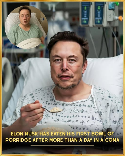 Doctors didn’t announce a miracle — but this moment mattered. Elon Musk has reportedly eaten his first bowl of porridge after emerging from a coma, and supporters are holding onto what it could mean.