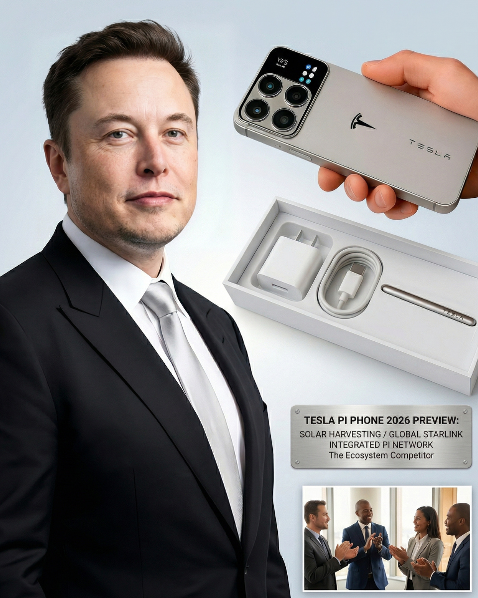 BREAKING: Elon Musk has just dropped the Tesla Starlink Pi Phone 2026 — and the buzz is unlike anything the tech world has seen in years. Packed with built-in solar charging, direct Starlink internet, and a secretive Pi Network integration, the device is already being hailed as a potential iPhone killer. But here’s the real question: what hidden advantage is Musk holding back, and why has Apple suddenly gone into defense mode? The answers could rewrite the future of smartphones.