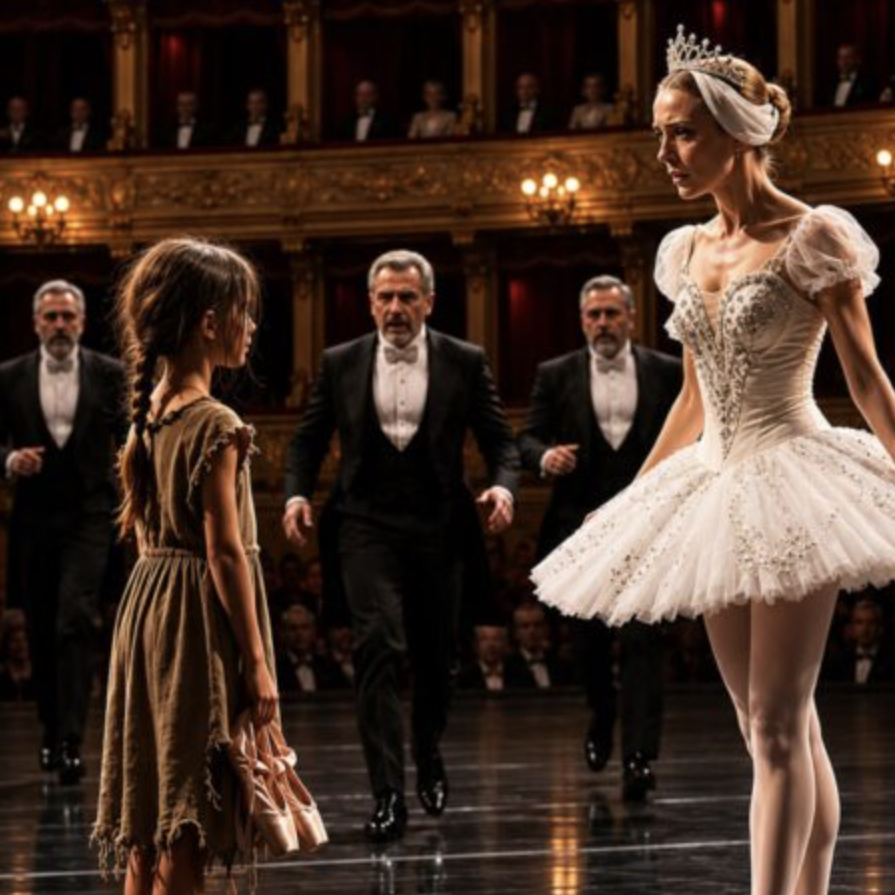 Security rushed toward her… but the principal ballerina froze in place the moment the child began to dance.